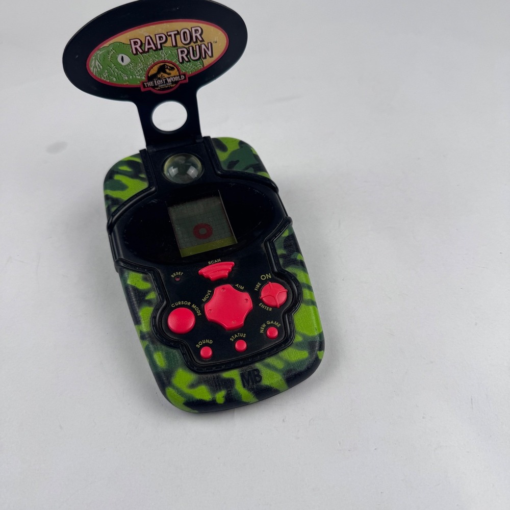 Vintage 1996 Jurassic Park Lost World Raptor Run Handheld Game Tested Works